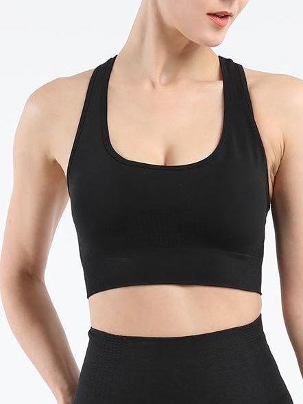 Gymshark Vital Seamless Sports Bra - Lingerie - INS | Online Fashion Free Shipping Clothing, Dresses, Tops, Shoes - 02/27/2021 - Autumn - Black