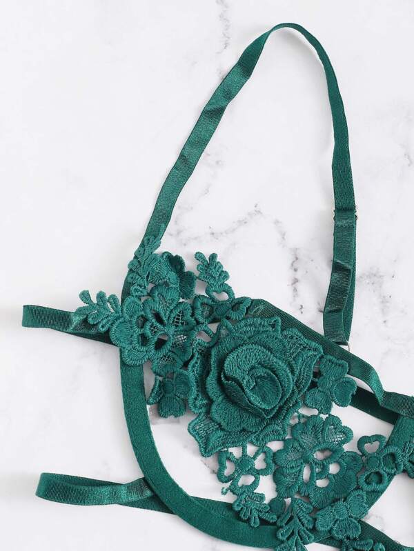 Harness Appliques Lingerie Set - INS | Online Fashion Free Shipping Clothing, Dresses, Tops, Shoes