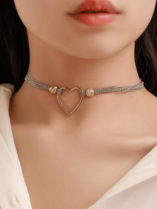 Heart Decor Choker - INS | Online Fashion Free Shipping Clothing, Dresses, Tops, Shoes