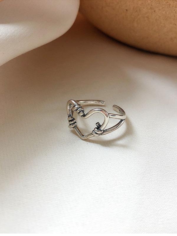 Heart Decor Ring - INS | Online Fashion Free Shipping Clothing, Dresses, Tops, Shoes