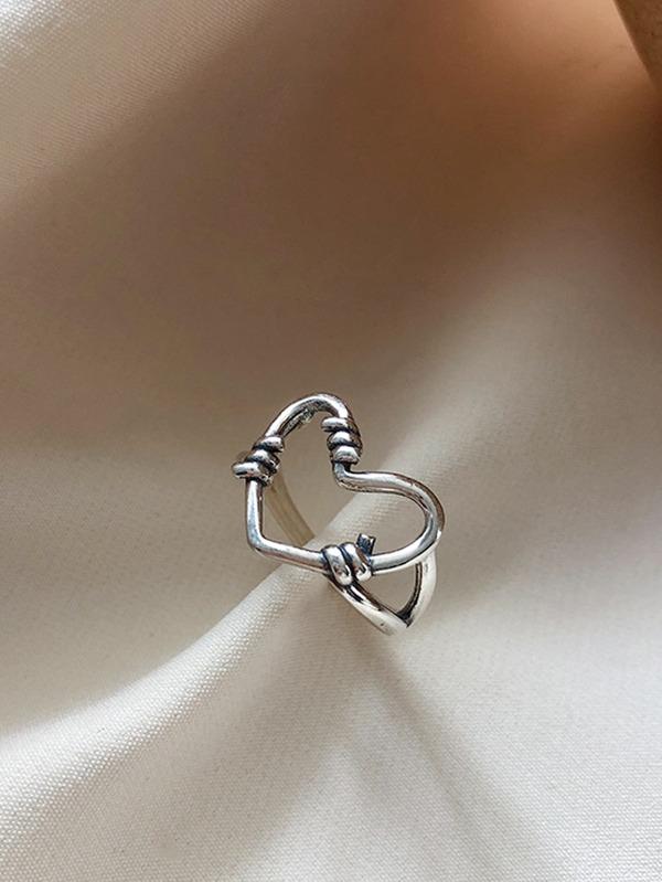 Heart Decor Ring - INS | Online Fashion Free Shipping Clothing, Dresses, Tops, Shoes