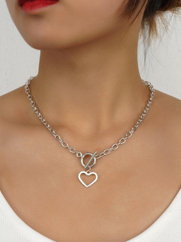 Heart Pendant Necklace - INS | Online Fashion Free Shipping Clothing, Dresses, Tops, Shoes