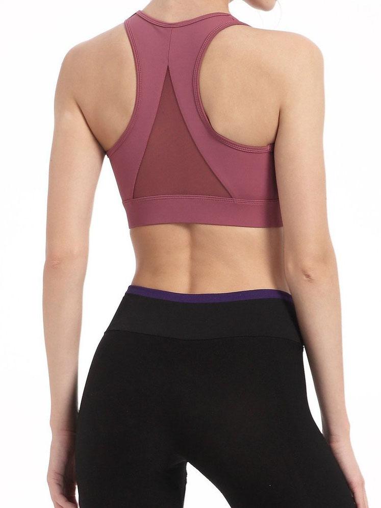 High Impact Workout Sports Full Cup Support Bra Top Vest with Front-Zipper Wirefree - Sports Bras - INS | Online Fashion Free Shipping Clothing, Dresses, Tops, Shoes - 15/3/2021 - 2XL - 3XL