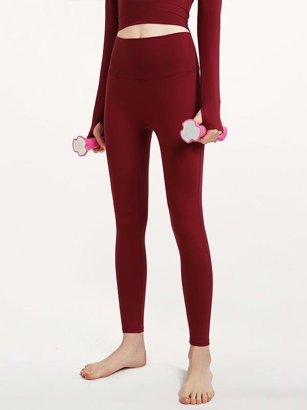 High Waist Breathable Fitness Leggings With Wide Waistband - Leggings - INS | Online Fashion Free Shipping Clothing, Dresses, Tops, Shoes - 02/04/2021 - Activewear - Autumn