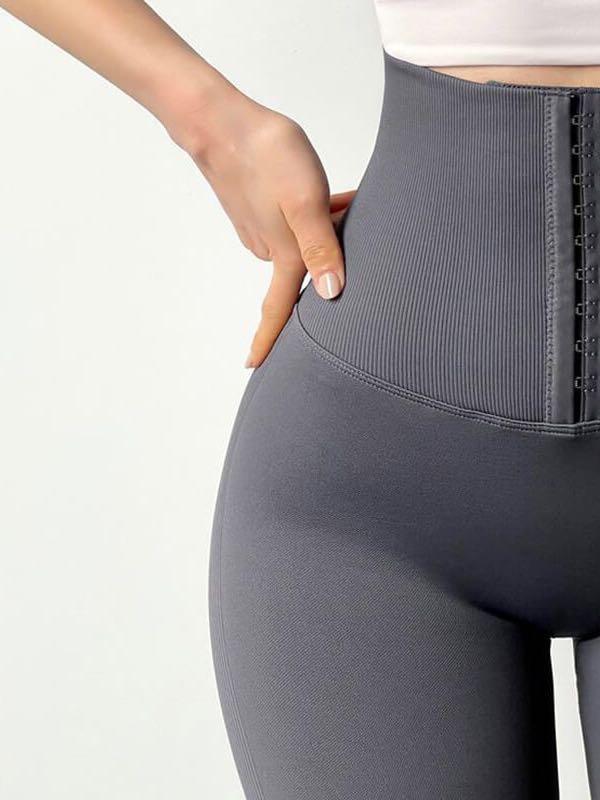 High Waist Quick Drying Breasted Tight Shorts - Leggings - INS | Online Fashion Free Shipping Clothing, Dresses, Tops, Shoes - 02/25/2021 - Autumn - Black