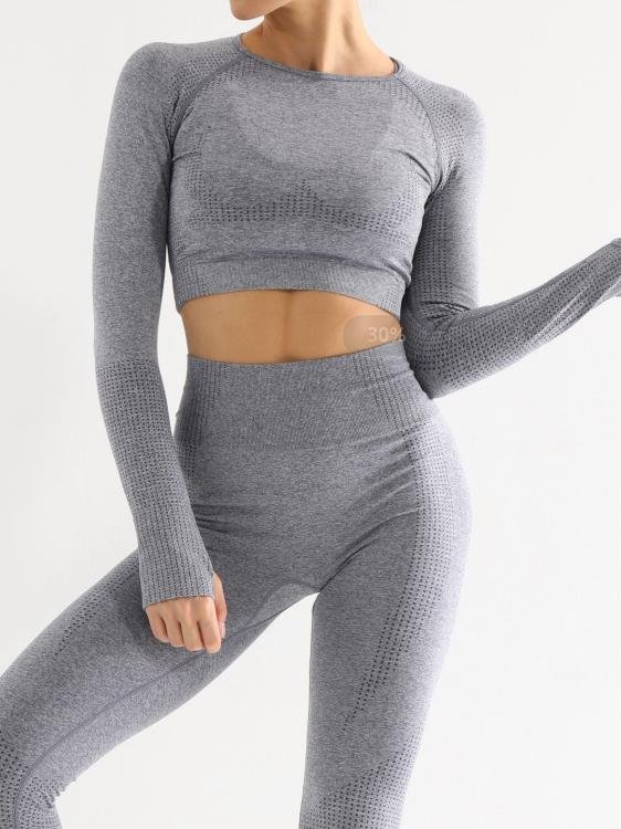 High Waist Seamless Leggings Sport Women Elastic Trousers - Yoga Pants - INS | Online Fashion Free Shipping Clothing, Dresses, Tops, Shoes - 15/03/2021 - Autumn - Black