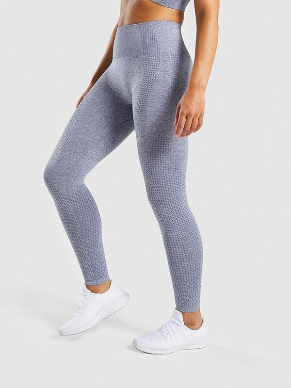 High Waist Seamless Leggings Sport Women Elastic Trousers - Yoga Pants - INS | Online Fashion Free Shipping Clothing, Dresses, Tops, Shoes - 15/03/2021 - Autumn - Black