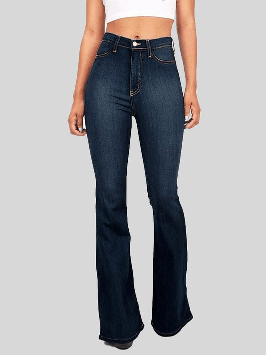 High Waist Stretch Wide Leg Jeans Women Trousers - Jeans - INS | Online Fashion Free Shipping Clothing, Dresses, Tops, Shoes - 21/07/2021 - 30-40 - Bottoms