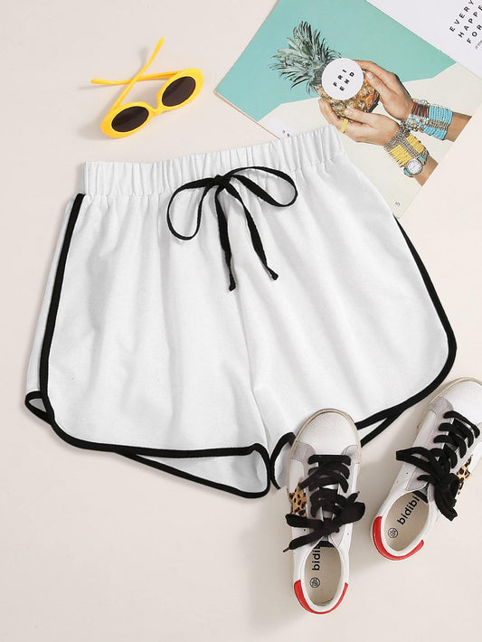 High Waist Wide Leg Sports Versatile Straight Casual Shorts - Shorts - INS | Online Fashion Free Shipping Clothing, Dresses, Tops, Shoes - 10/05/2021 - Category_Shorts - Color_White
