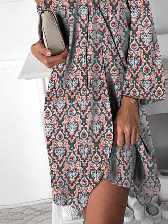 Holiday Cotton-Blend Dresses - Mini Dresses - INS | Online Fashion Free Shipping Clothing, Dresses, Tops, Shoes - 21/07/2021 - 30-40 - color-dark-green