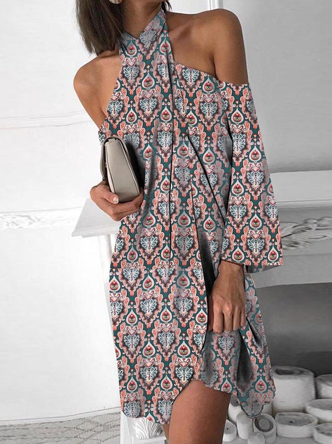 Holiday Cotton-Blend Dresses - Mini Dresses - INS | Online Fashion Free Shipping Clothing, Dresses, Tops, Shoes - 21/07/2021 - 30-40 - color-dark-green