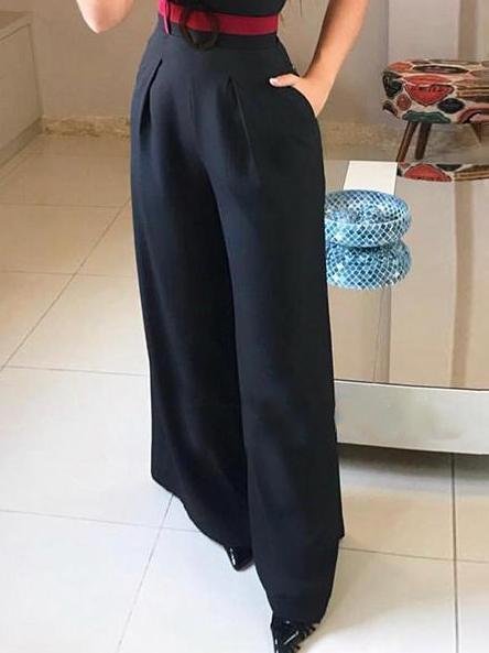 Hollow Heart Neck Solid Sling Jumpsuit - Jumpsuits & Rompers - INS | Online Fashion Free Shipping Clothing, Dresses, Tops, Shoes - 01/07/2021 - Bottoms - color-black