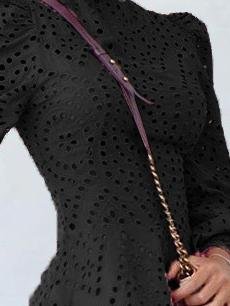 Hollow Slim Lace Dress - Mini Dresses - INS | Online Fashion Free Shipping Clothing, Dresses, Tops, Shoes - 18/06/2021 - color-black - color-pink