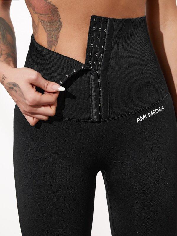 Hook Girdle Waist Sports Leggings - INS | Online Fashion Free Shipping Clothing, Dresses, Tops, Shoes