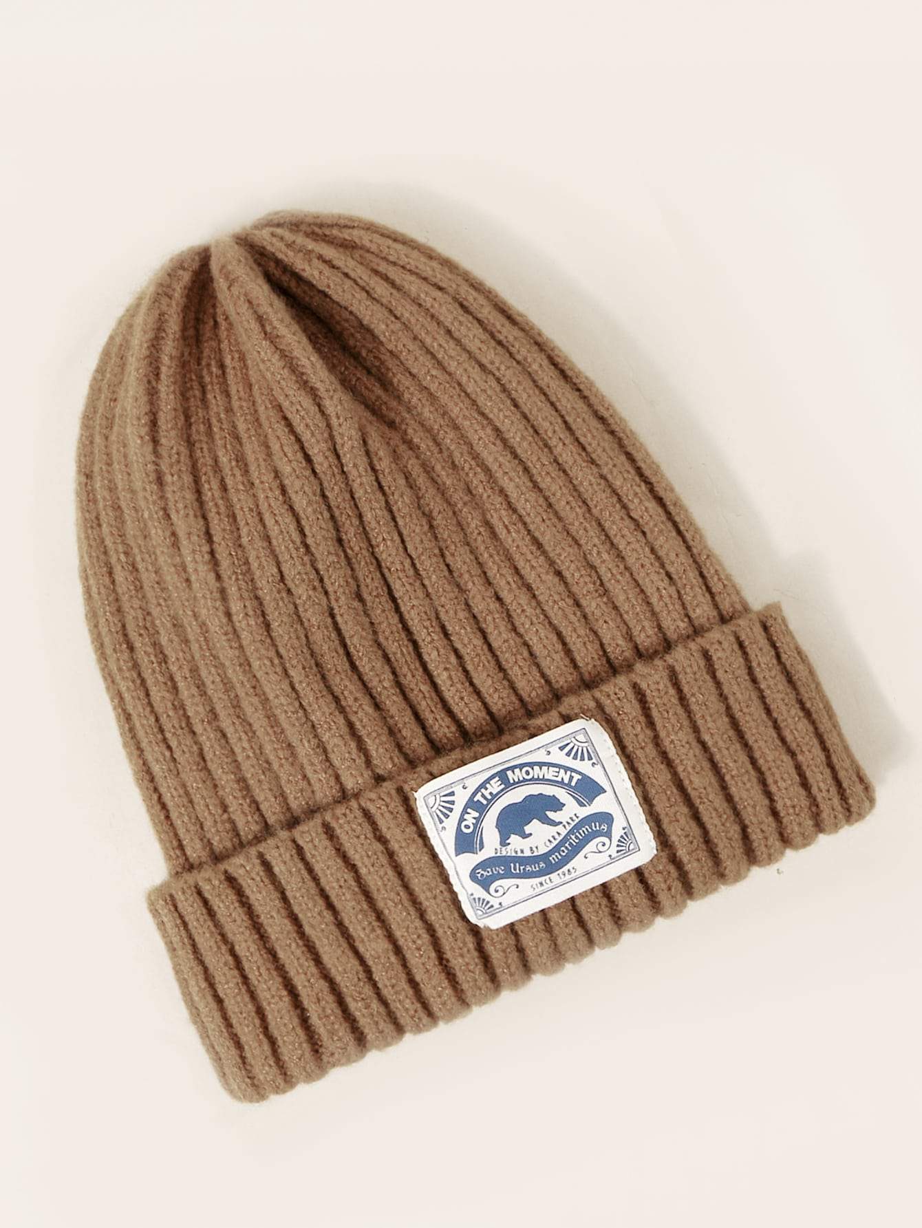 Label Decor Beanie - INS | Online Fashion Free Shipping Clothing, Dresses, Tops, Shoes