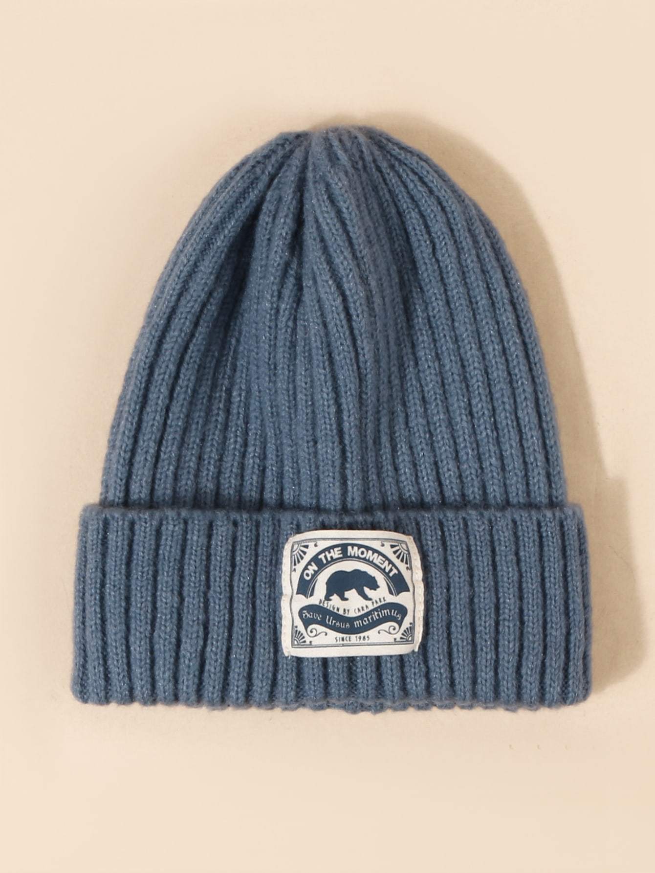 Label Decor Beanie - INS | Online Fashion Free Shipping Clothing, Dresses, Tops, Shoes