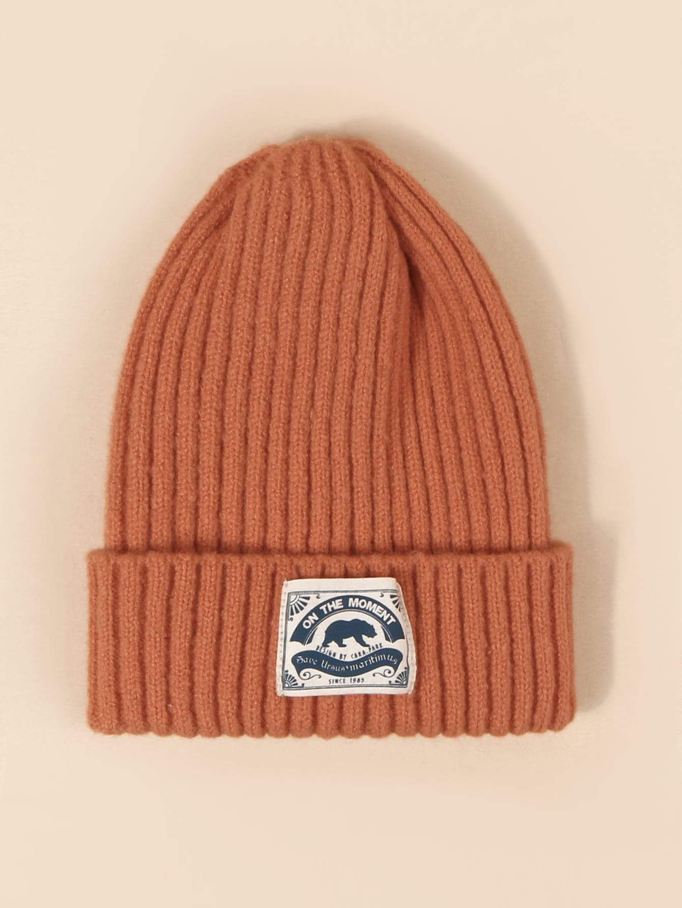 Label Decor Beanie - INS | Online Fashion Free Shipping Clothing, Dresses, Tops, Shoes