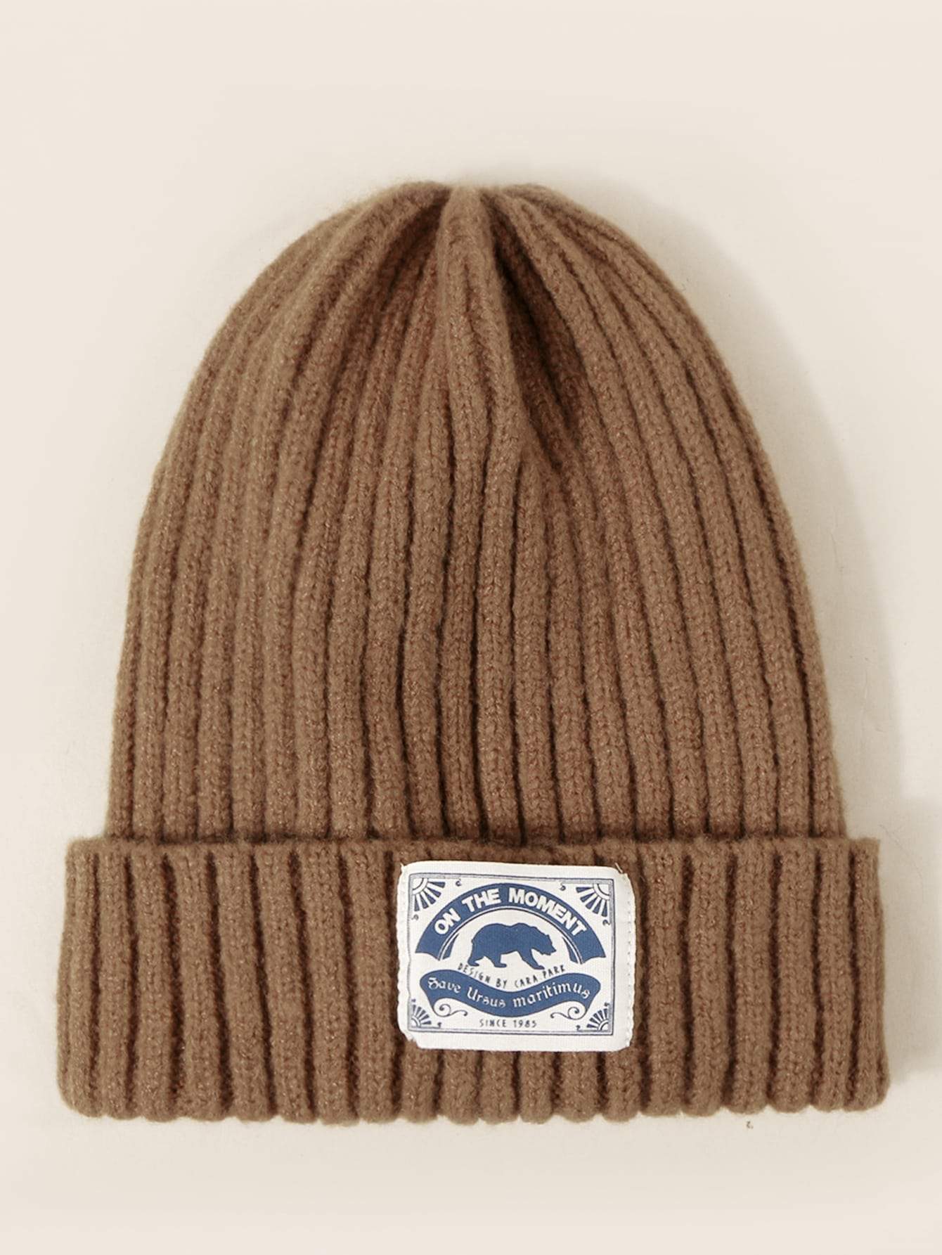 Label Decor Beanie - INS | Online Fashion Free Shipping Clothing, Dresses, Tops, Shoes