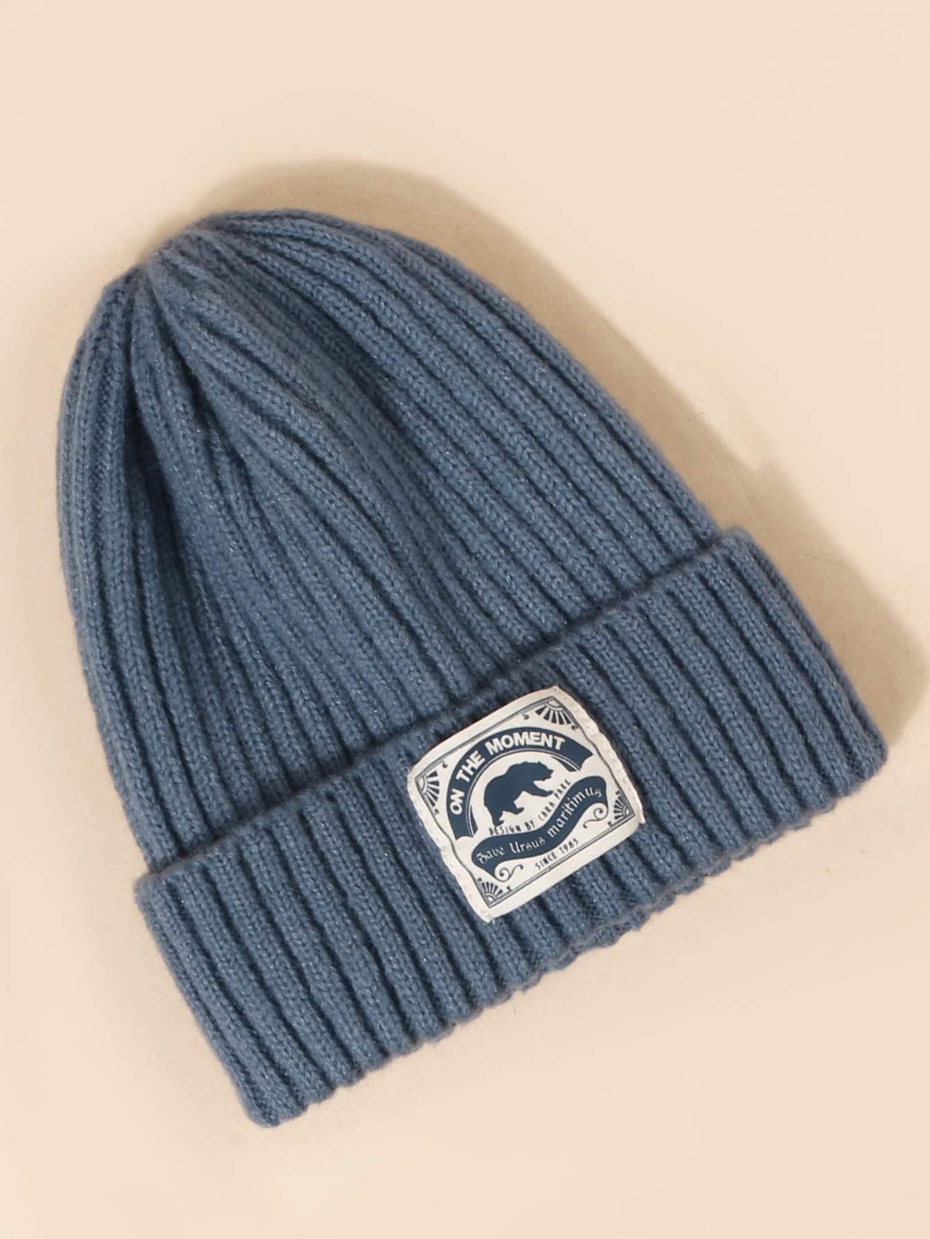 Label Decor Beanie - INS | Online Fashion Free Shipping Clothing, Dresses, Tops, Shoes