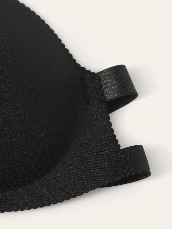 Ladder Cut Out Bandeau Bra With Detachable Strap - INS | Online Fashion Free Shipping Clothing, Dresses, Tops, Shoes