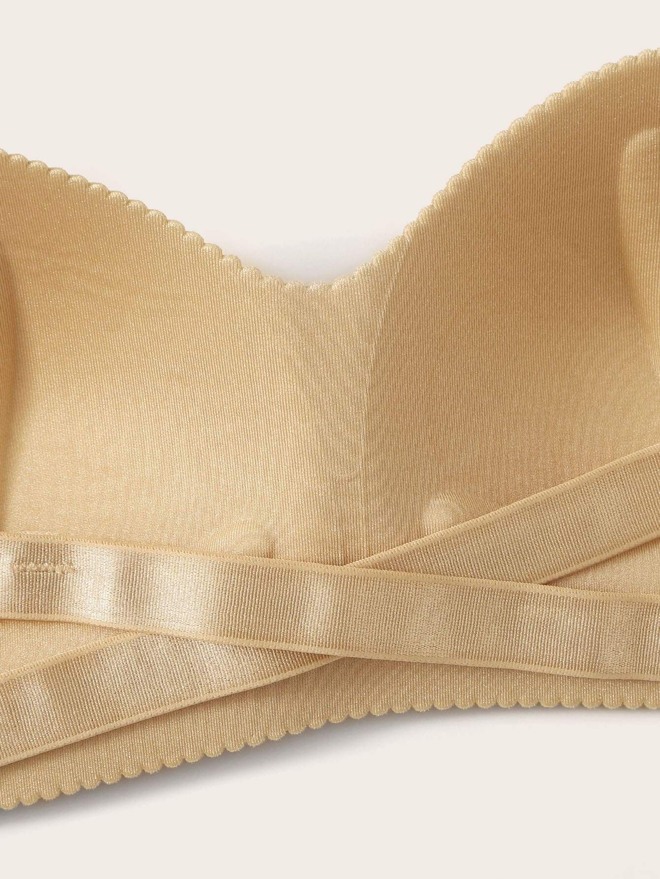 Ladder Cut Out Bandeau Bra With Detachable Strap - INS | Online Fashion Free Shipping Clothing, Dresses, Tops, Shoes