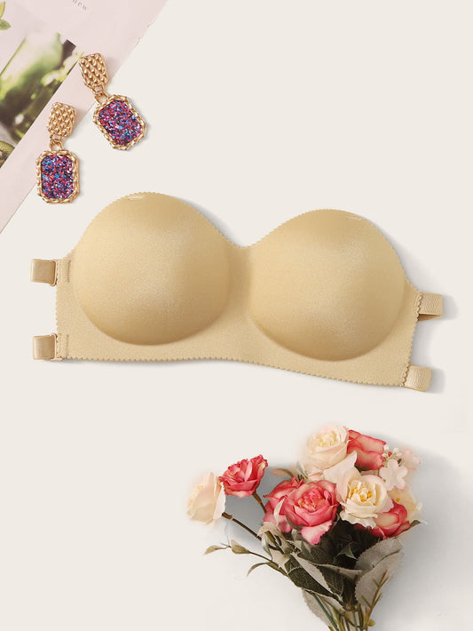 Ladder Cut Out Bandeau Bra With Detachable Strap - INS | Online Fashion Free Shipping Clothing, Dresses, Tops, Shoes