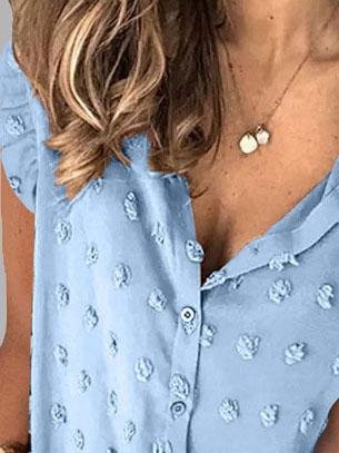 Lapel Sleeveless Solid Color Button Blouses - Blouses - INS | Online Fashion Free Shipping Clothing, Dresses, Tops, Shoes - BLO2106070043 - Category_Blouses - Color_Black
