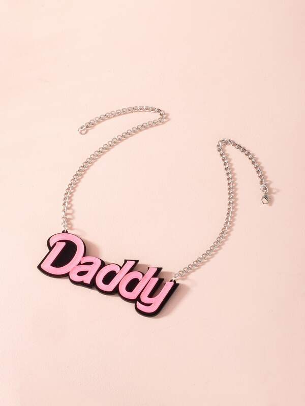 Letter Charm Necklace - INS | Online Fashion Free Shipping Clothing, Dresses, Tops, Shoes