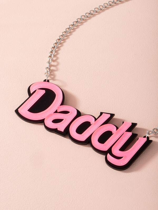 Letter Charm Necklace - INS | Online Fashion Free Shipping Clothing, Dresses, Tops, Shoes