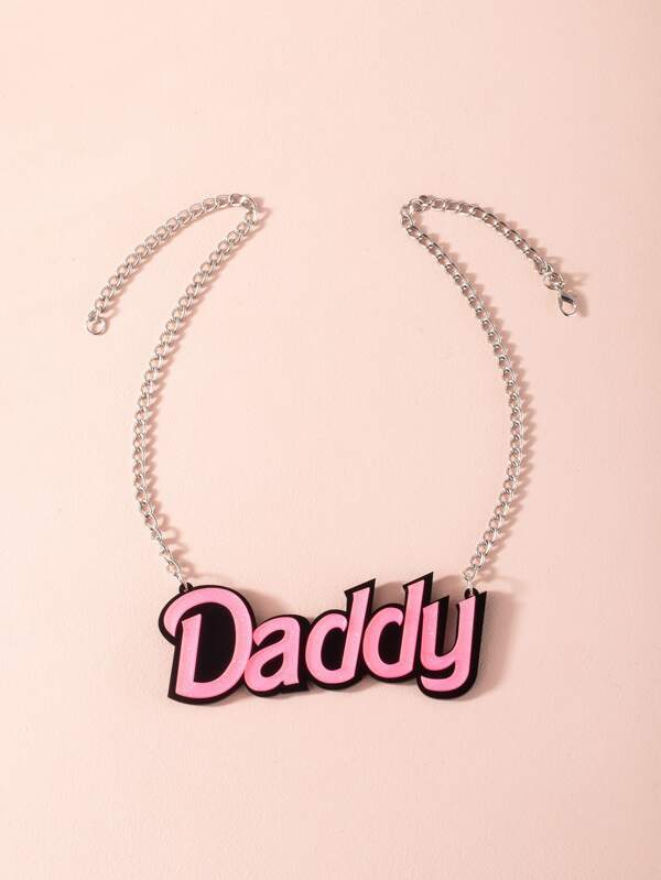 Letter Charm Necklace - INS | Online Fashion Free Shipping Clothing, Dresses, Tops, Shoes