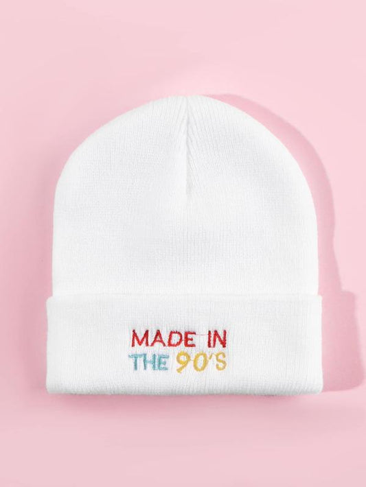 Letter Embroidery Beanie - INS | Online Fashion Free Shipping Clothing, Dresses, Tops, Shoes