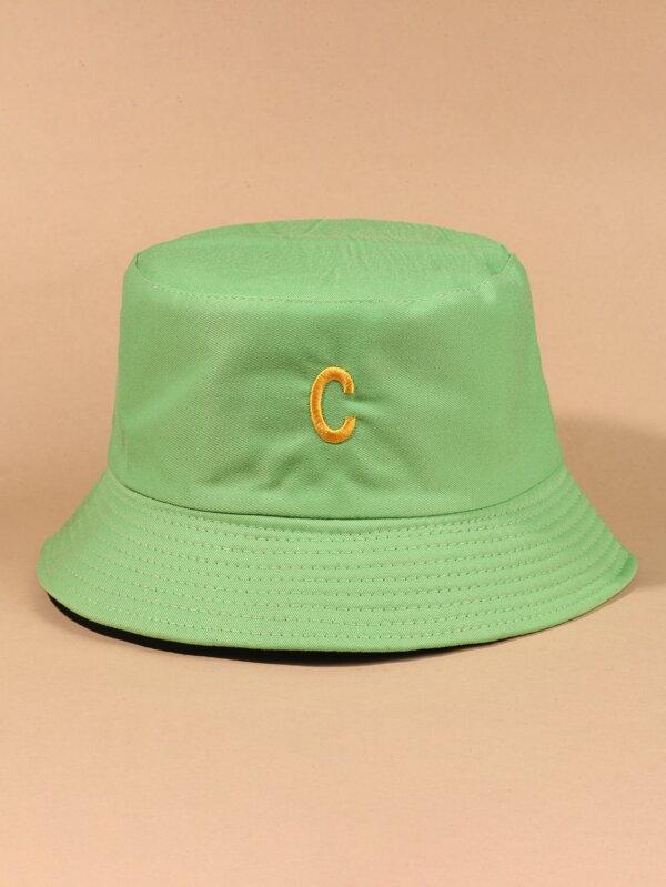 Letter Embroidery Bucket Hat - INS | Online Fashion Free Shipping Clothing, Dresses, Tops, Shoes