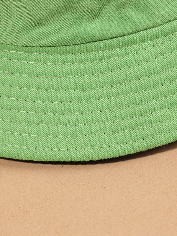 Letter Embroidery Bucket Hat - INS | Online Fashion Free Shipping Clothing, Dresses, Tops, Shoes