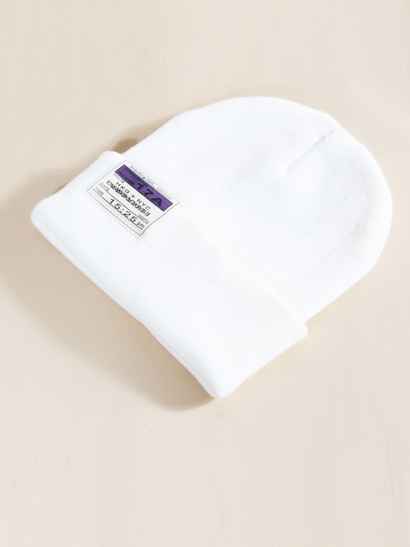 Letter Label Decor Beanie - INS | Online Fashion Free Shipping Clothing, Dresses, Tops, Shoes