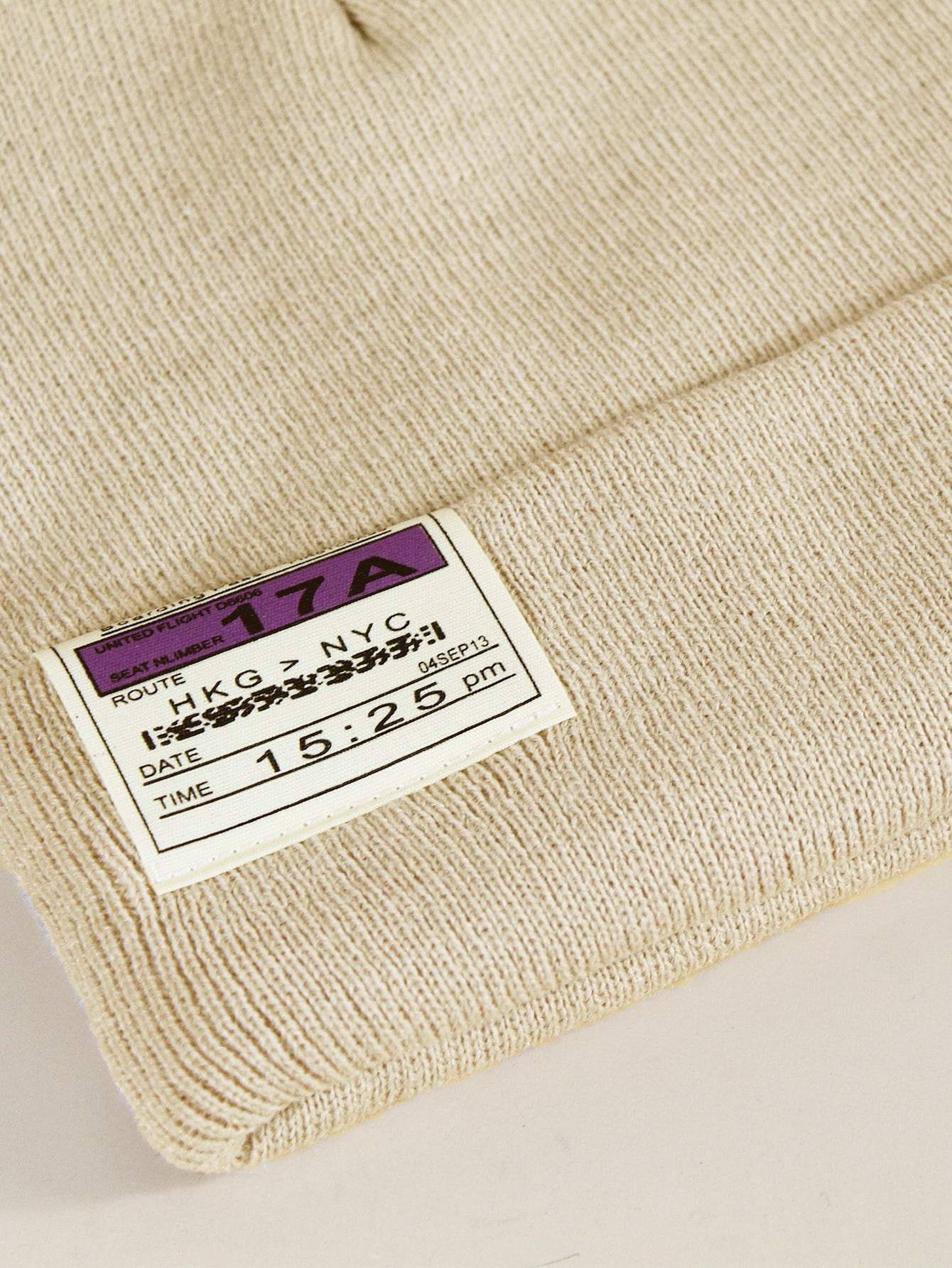 Letter Label Decor Beanie - INS | Online Fashion Free Shipping Clothing, Dresses, Tops, Shoes