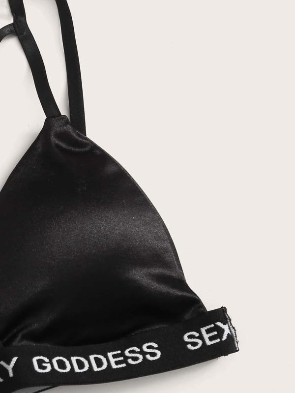Letter Tape Harness Lingerie Set - INS | Online Fashion Free Shipping Clothing, Dresses, Tops, Shoes