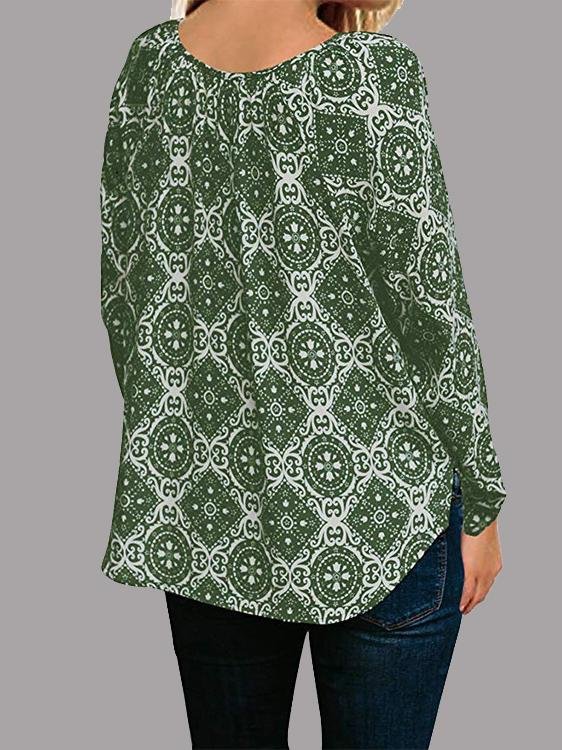 Long Sleeve V-neck Drawstring Pullover Shirt - Blouses - INS | Online Fashion Free Shipping Clothing, Dresses, Tops, Shoes - 11/06/2021 - BLO2106110100 - Blouses