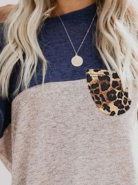 Loose Color Contrast Print Twist T-shirt - T-Shirt - INS | Online Fashion Free Shipping Clothing, Dresses, Tops, Shoes - 02/06/2021 - Color_Blue - Color_Green