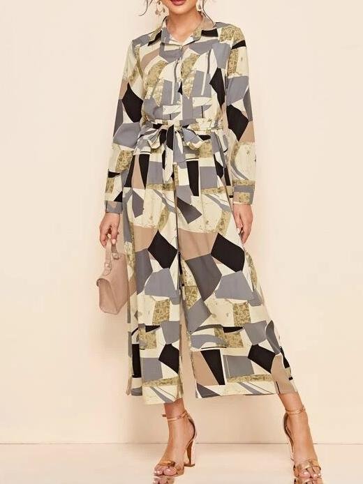 Loose-fitting Casual Wide Leg Pants Jumpsuit - Jumpsuits & Rompers - INS | Online Fashion Free Shipping Clothing, Dresses, Tops, Shoes - 20/07/2021 - 30-40 - Bottoms