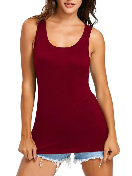 Loose Hollow Sleeveless Vest Sports Top - T-shirts - INS | Online Fashion Free Shipping Clothing, Dresses, Tops, Shoes - 12/05/2021 - 120521 - Color_Black