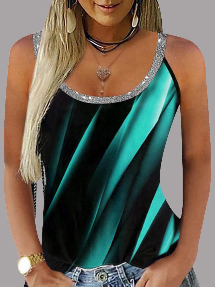 Loose Sling Round Neck Vest - Tank Tops - INS | Online Fashion Free Shipping Clothing, Dresses, Tops, Shoes - 11/06/2021 - Color_Green - Color_Purple