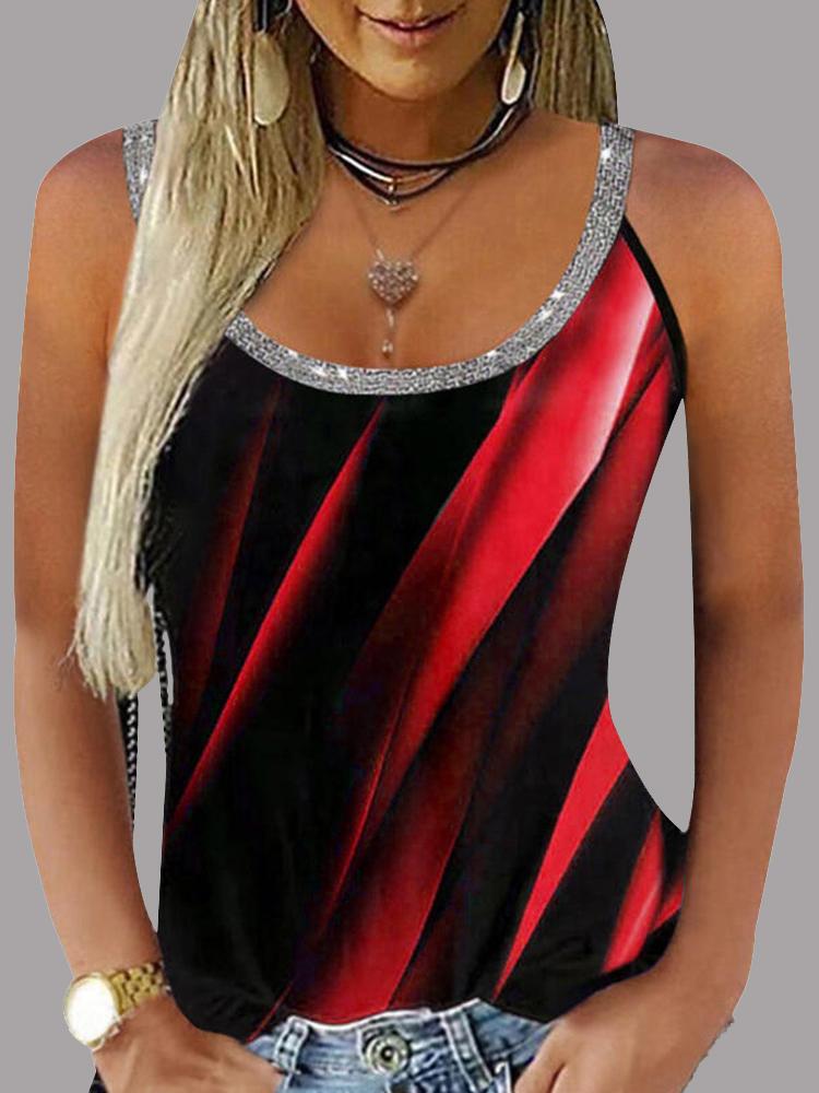 Loose Sling Round Neck Vest - Tank Tops - INS | Online Fashion Free Shipping Clothing, Dresses, Tops, Shoes - 11/06/2021 - Color_Green - Color_Purple