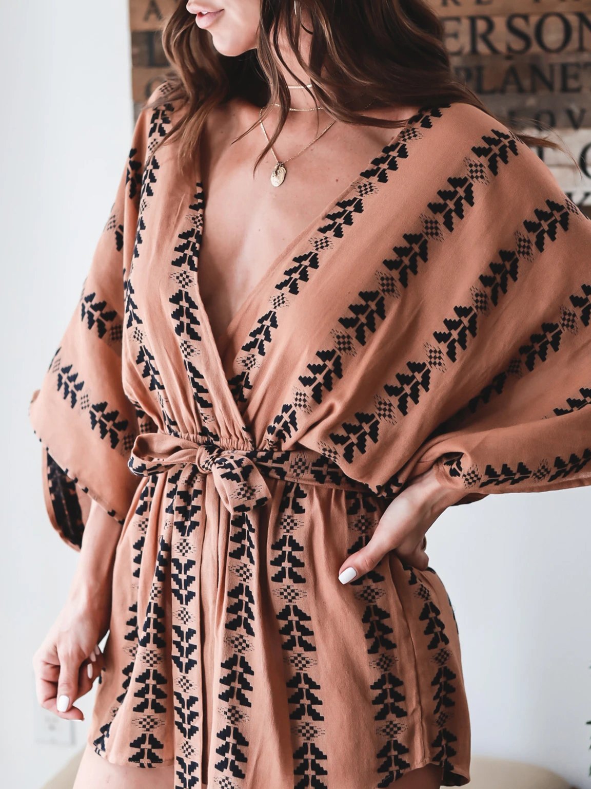 Loose V Neck Lace-up Jumpsuits - Sets - INS | Online Fashion Free Shipping Clothing, Dresses, Tops, Shoes - 03/07/2021 - 20-30 - Bottoms