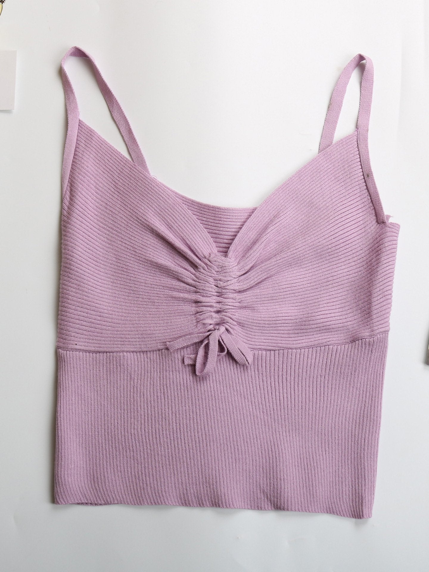 Low-Cut V Neck Backless Camisole Top - Tank Top - INS | Online Fashion Free Shipping Clothing, Dresses, Tops, Shoes - 22/03/2021 - Black - Camisole