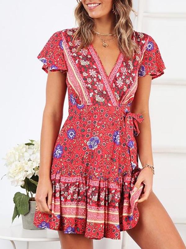 Madalyn Dress Forest Green - Dresses - INS | Online Fashion Free Shipping Clothing, Dresses, Tops, Shoes - 01/02/2021 - 11/3/2021 - Color_Red