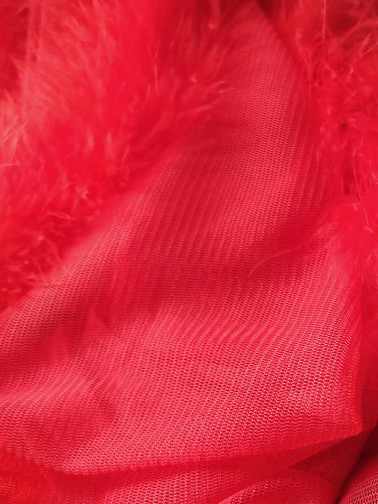 Mesh Plush Lingeries Long Dress - Lingeries - INS | Online Fashion Free Shipping Clothing, Dresses, Tops, Shoes - 07/06/2021 - Category_ Lingeries - Color_Pink