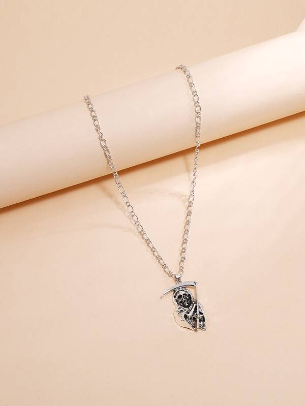 Metal Skull Pendant Necklace - INS | Online Fashion Free Shipping Clothing, Dresses, Tops, Shoes