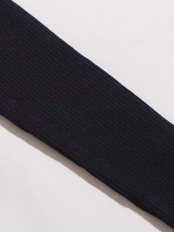 Mock Neck Colorful Striped Ribbed Knit Sweater - INS | Online Fashion Free Shipping Clothing, Dresses, Tops, Shoes