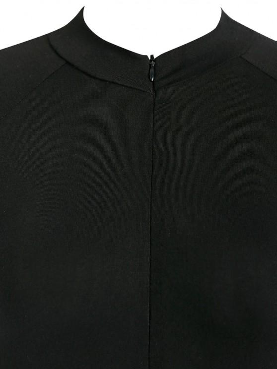 Mock Neck Half Zip Bodysuit - INS | Online Fashion Free Shipping Clothing, Dresses, Tops, Shoes