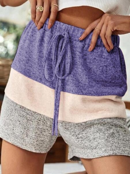 Multicolor Printed Lace Casual Shorts - Shorts - INS | Online Fashion Free Shipping Clothing, Dresses, Tops, Shoes - 10-20 - 29/06/2021 - Bottom